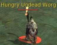 Hungry Undead Worg