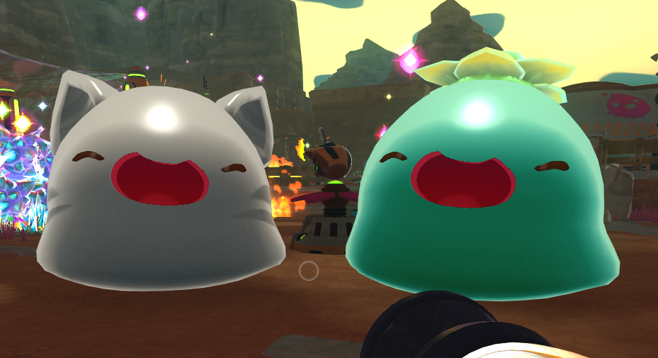 I just discovered that you can see the wilds from the moss blanket :  r/slimerancher