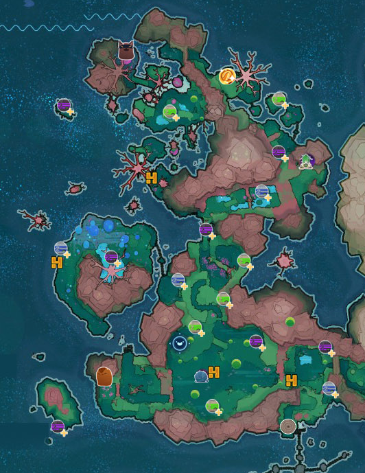 All treasure pod locations: I mainly did this for myself cuz I struggle  with the wiki maps, but I thought id show it here. Sorry if it isn't  helpful (I had to do glass desert in two parts) :] : r/slimerancher