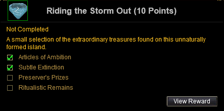 Riding The Storm Out Tds Collectibles Achievement