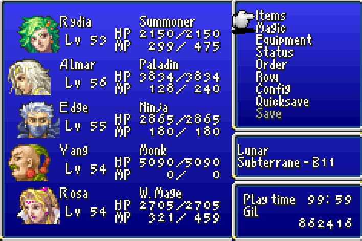 Final Fantasy IV Advance, Nintendo