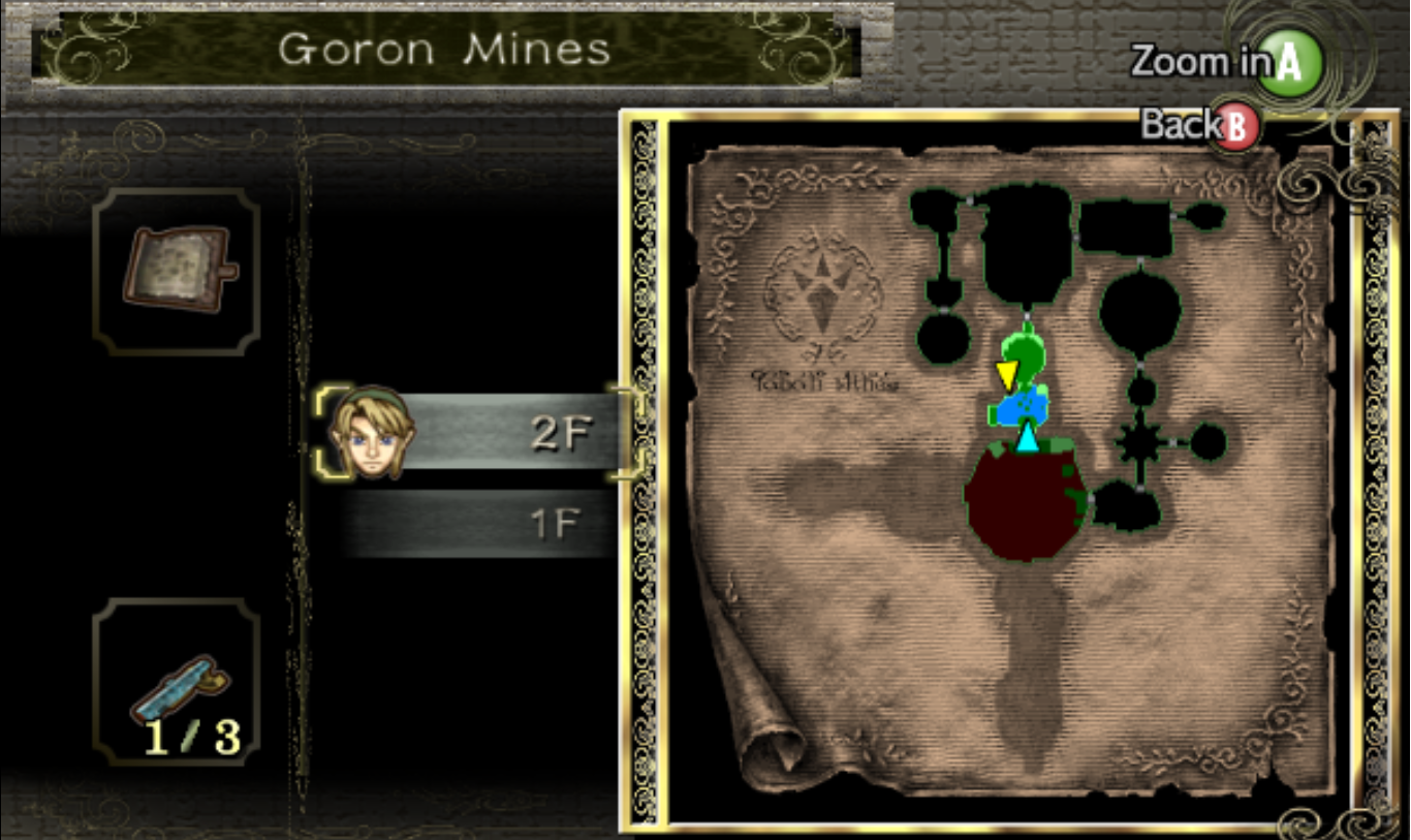Goron Mines - Piece of Heart Locations