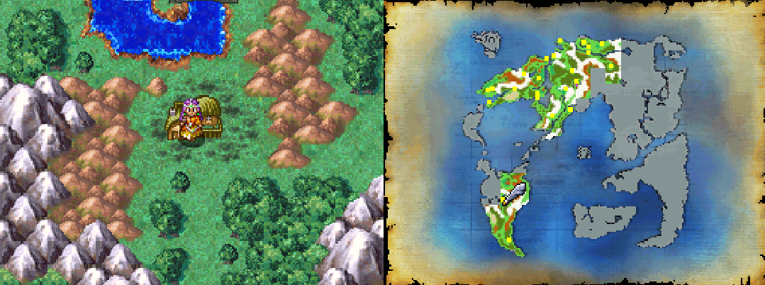 dragon quest 4 maps