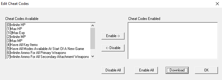 How to use Cheat Codes with the ePSXe Emulator