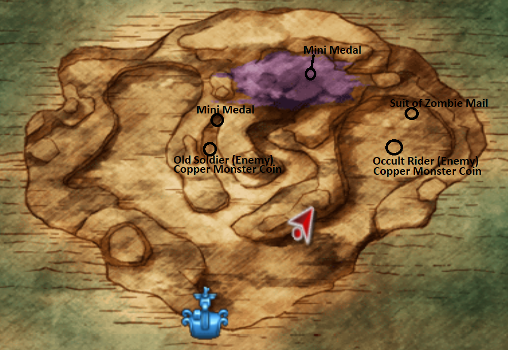 dragon quest viii map world