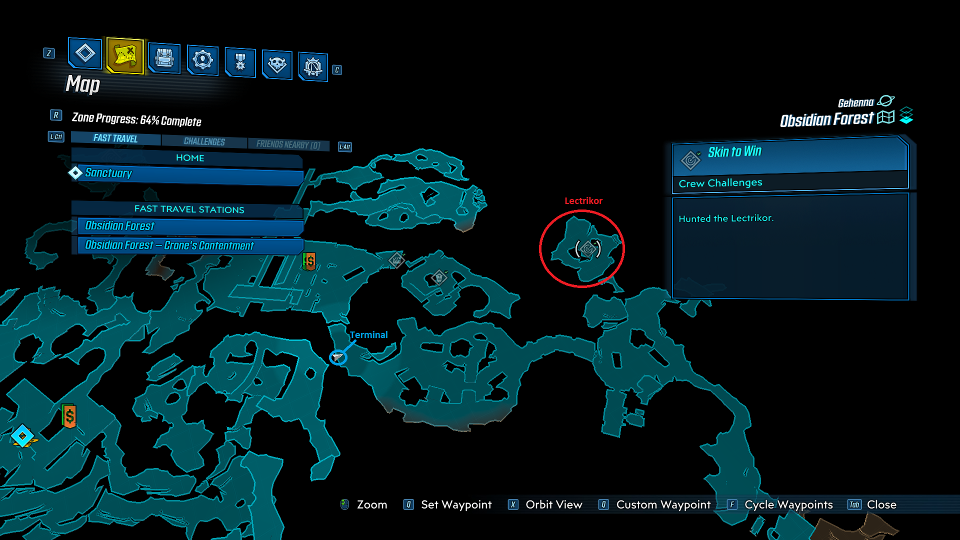 Borderlands 3 Obsidian Forest Map Lectrikor - Borderlands 3 Farming Guides