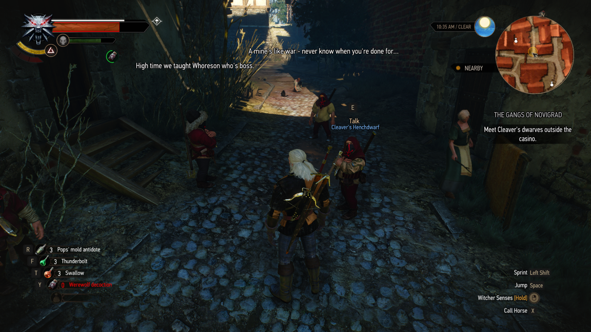 The Gangs of Novigrad Walkthrough