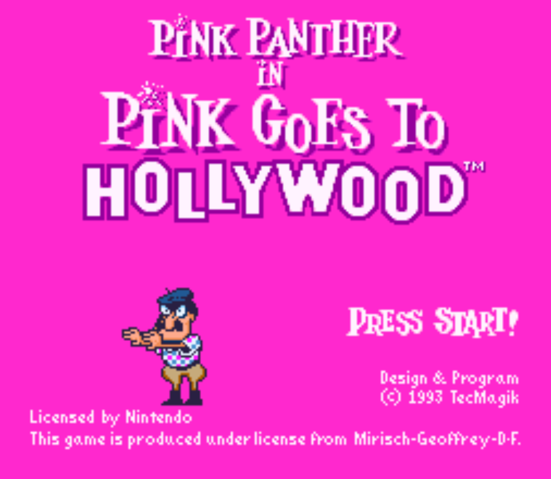 Pink Panther Goes to Hollywood Guides and Walkthroughs