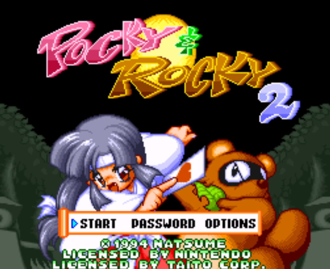 pocky and rocky 2 rom