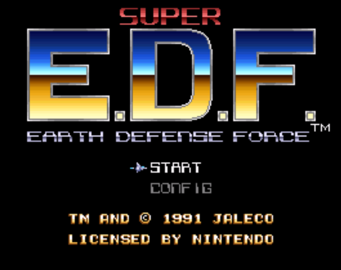 Naming force. Игра Earth Snes. Earth Defence Force 1991.