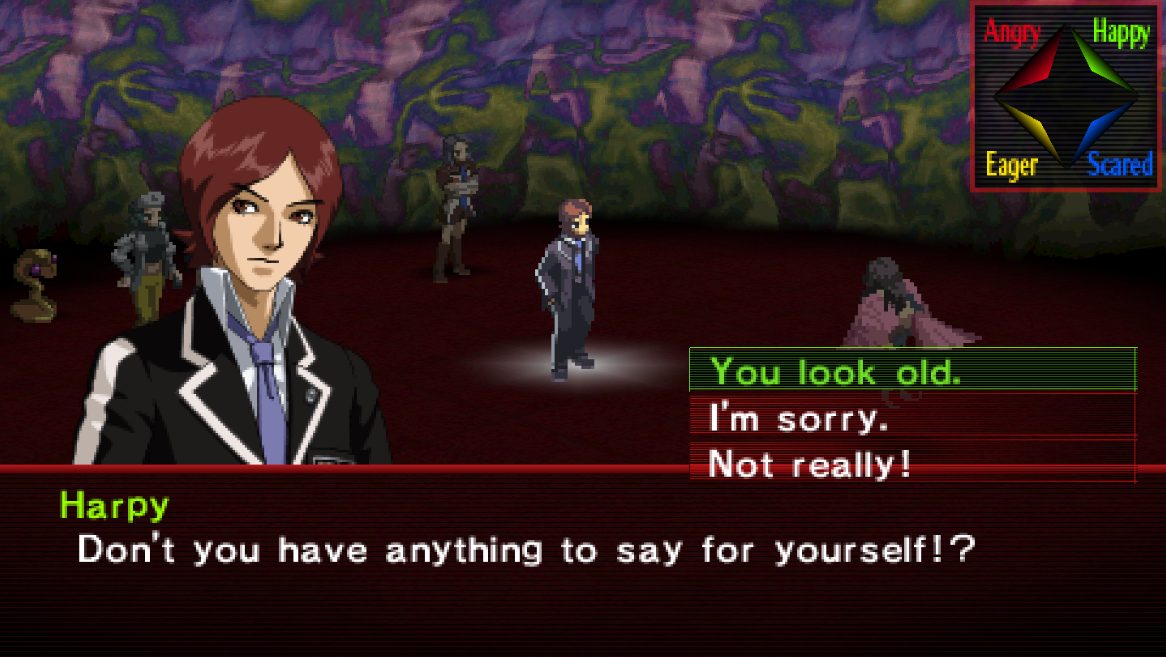 Angry Demon Questions - Persona 2: Innocent Sin Guides